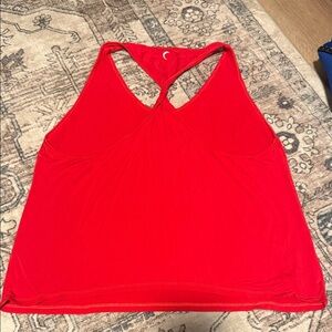 Zyia active women’s red twist back tanktop